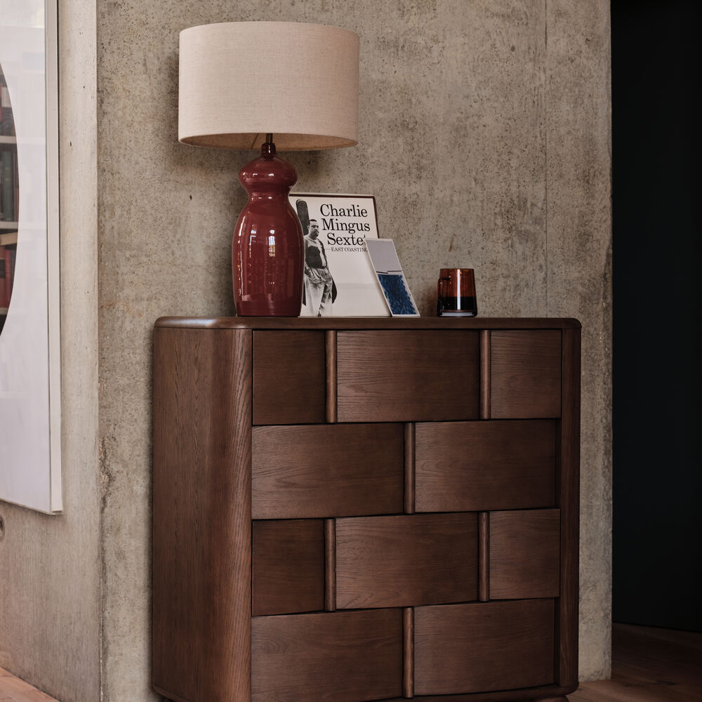 LOOPER LIGHTWEIGHT DRAWERS DARK OAK