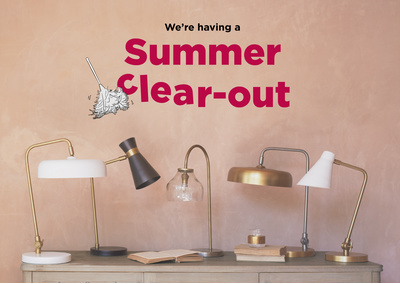 SUMMER CLEAR OUT LIGHTING BLOG 1