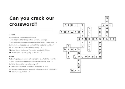Septmeber brochure crossword blog