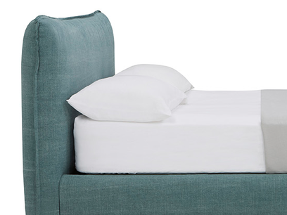 Pillow Talker Bed Upholstered Bed With Padded Cushion Headboard