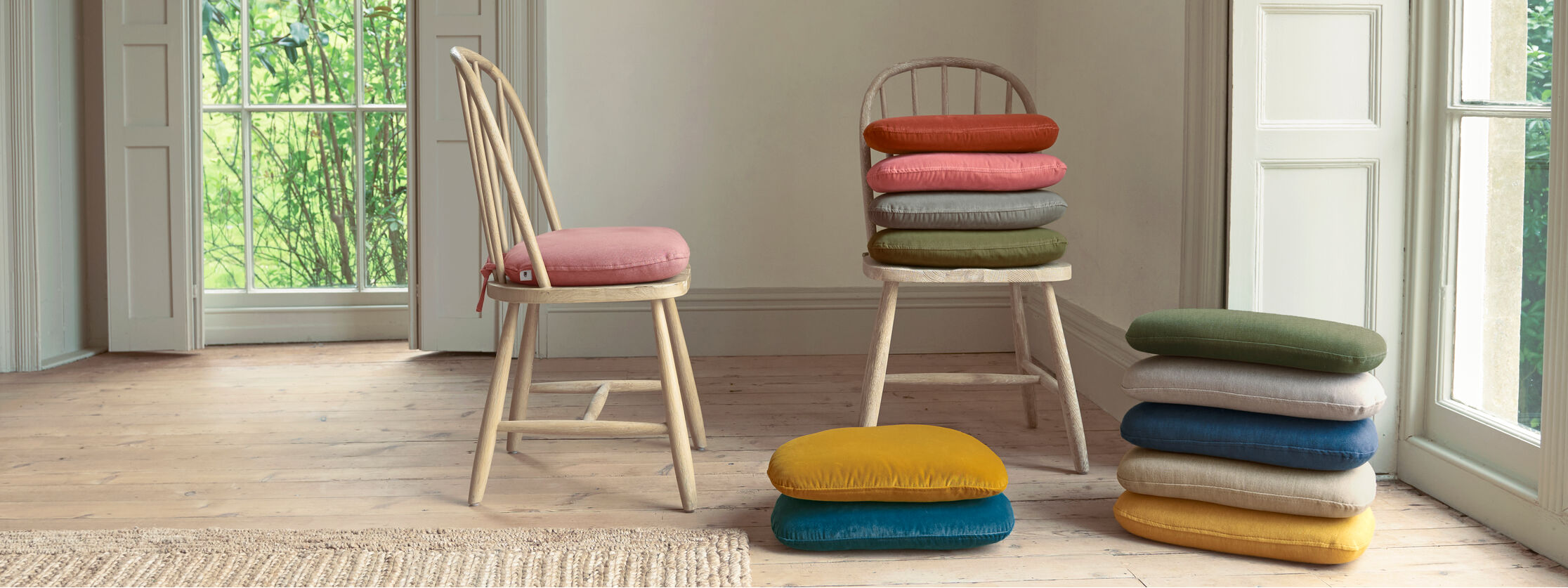 Seat Pads | Cushions for Wooden Chairs | Loaf