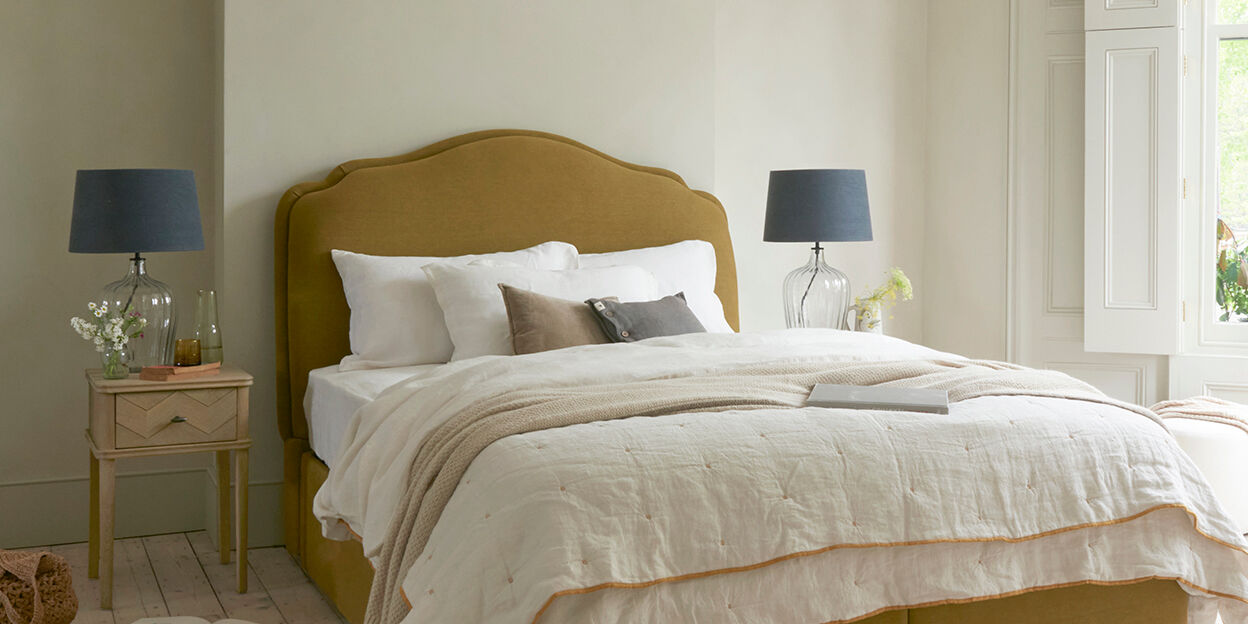 Fabric Headboards Upholstered in Britain Loaf