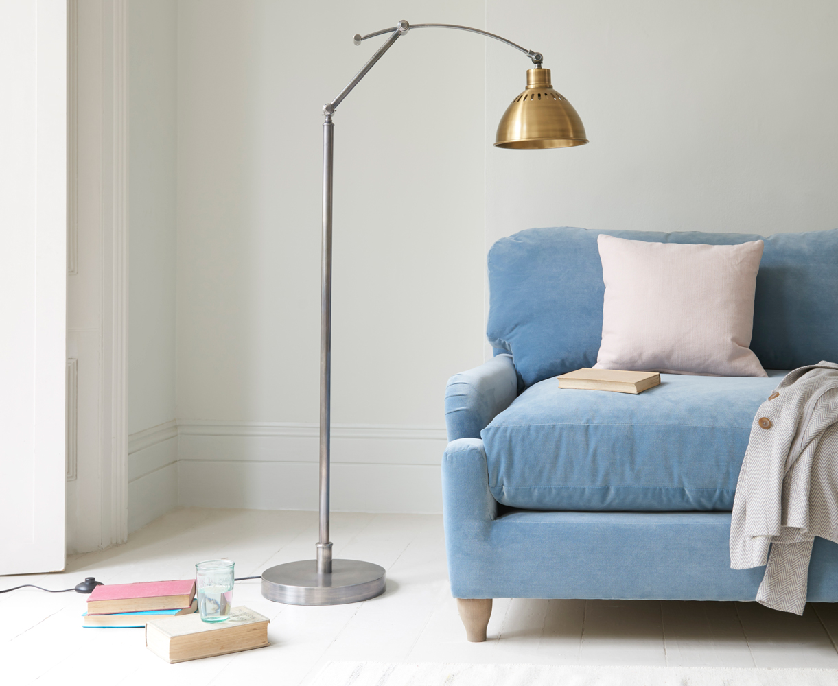 Loco Large Brass Floor Lamp Loaf