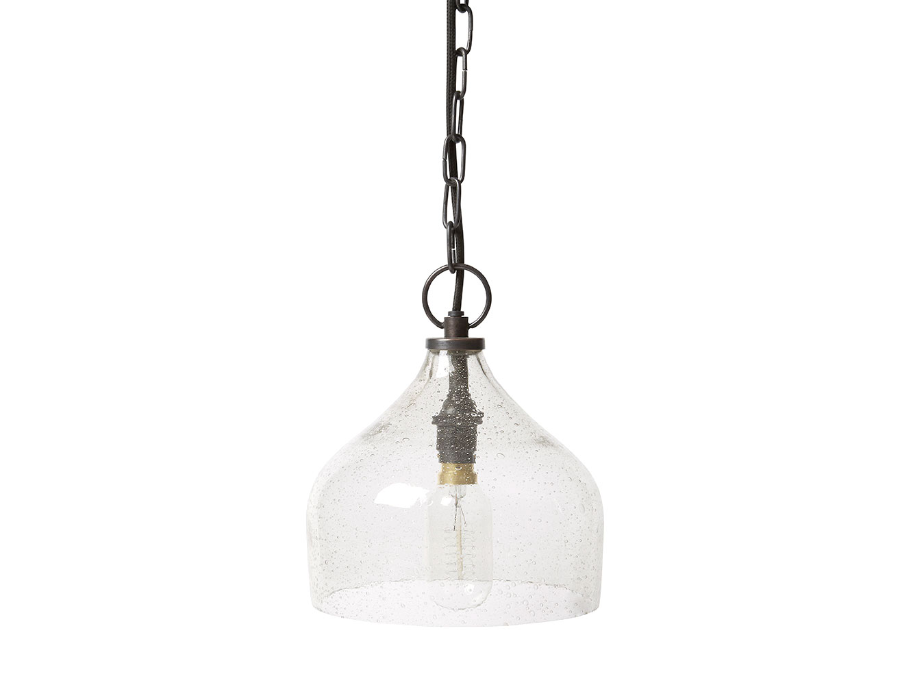 Small Cowbell Lamp Glass Pendant Lamp Loaf