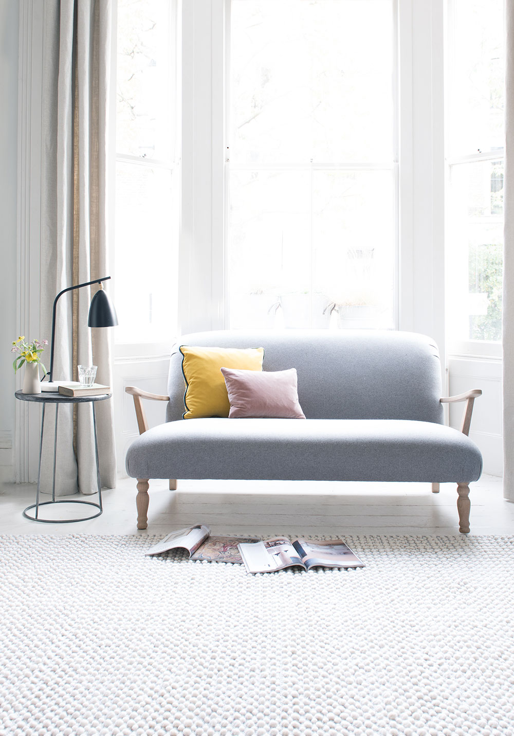 Brew Sofa Wooden Arm Sofa Loaf