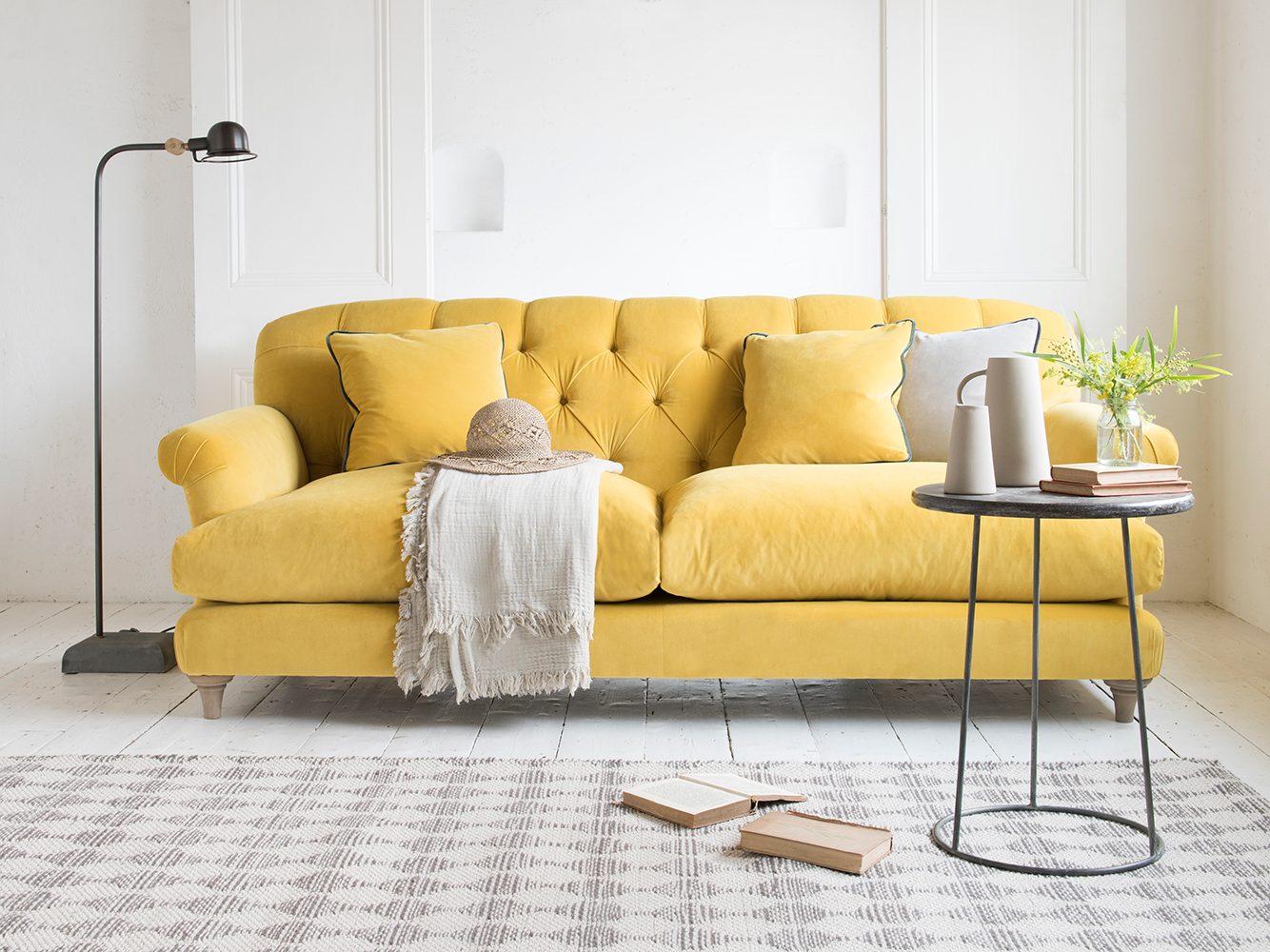 Truffle Sofa Button Back Sofa Loaf