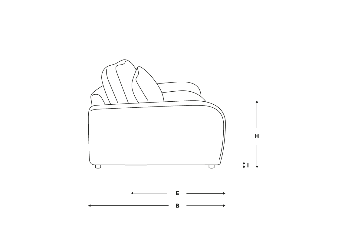 Easy Squeeze Sofa Low Arm Squishy Sofa Loaf