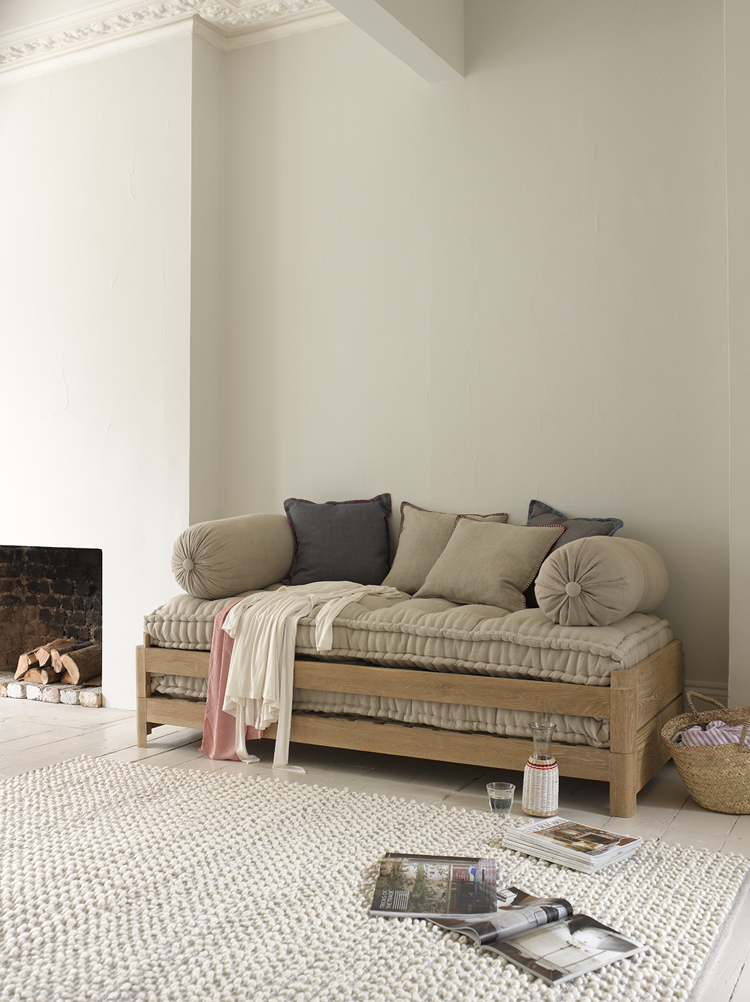 Handmade Linen Cushions Bolster Loaf