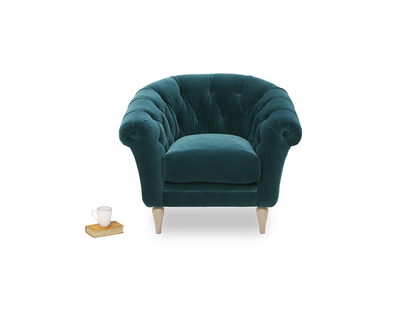 Tubbie Occasional Chair Upholstered Bedroom Chair Loaf