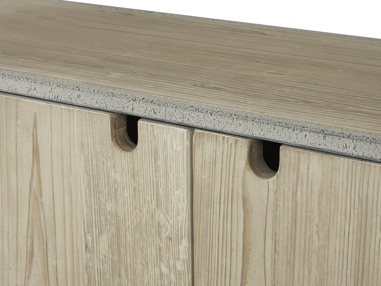 Tall Tim Shelves Slim Rustic Wooden Bookcase with Cupboards Loaf