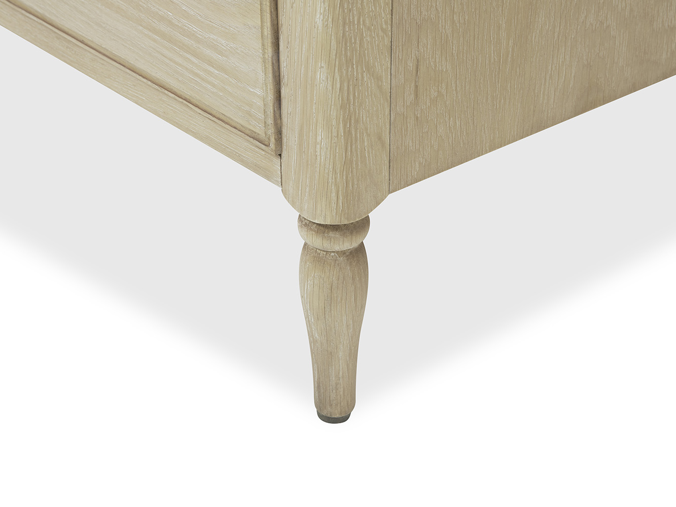 Valentine Solid Oak Wardrobe Small French Style Bedroom Armoire Loaf