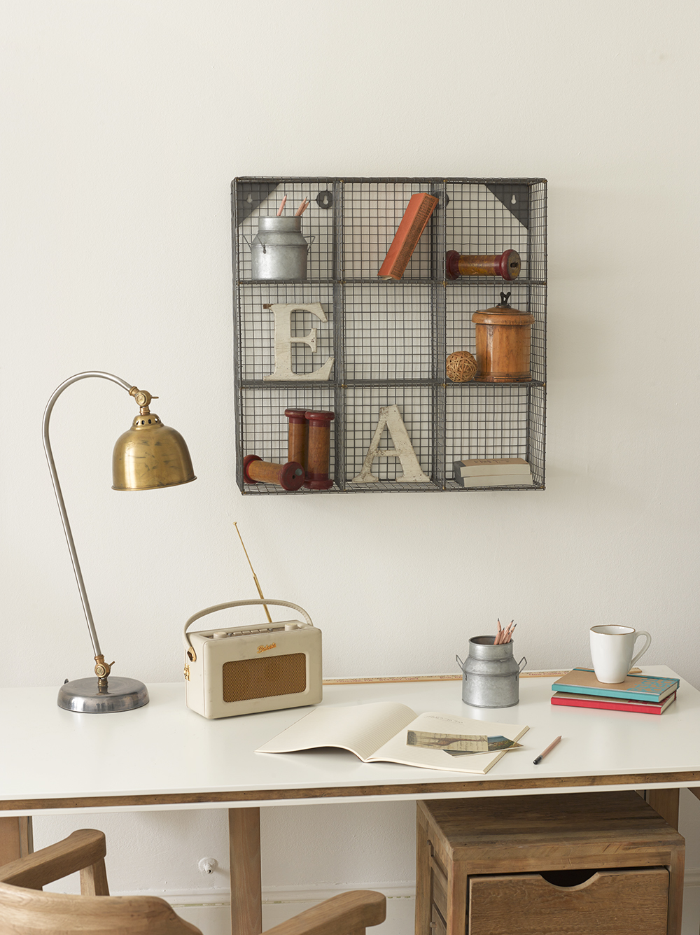 Wall Storage Unit For The Study Waffle Storage Loaf