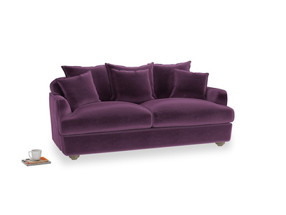Purple Velvet Sofas Made In Blighty Loaf