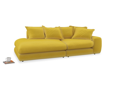Yellow Chaise Sofas British Made Loaf - Yellow And White Striped Chaise Lounge Cushions Yellow Chaise Sofas British Made Loaf - Yellow And White Striped Chaise Lounge Cushions