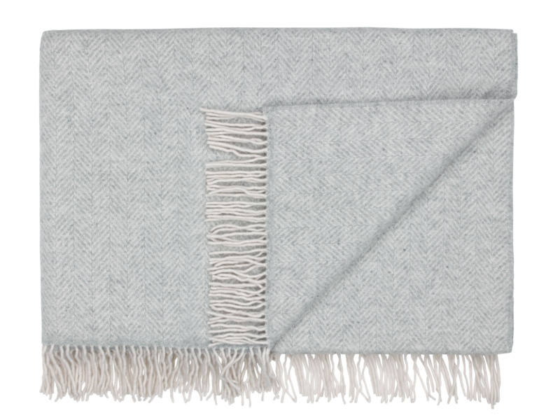 Grey Belle Throw Wool Blanket & Bed Throw Loaf
