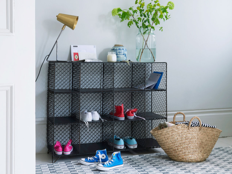 MishMesh Shelves Industrial Wire Bookcase Loaf