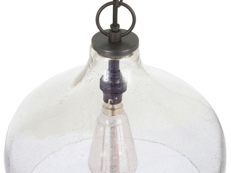 Medium Cowbell Lamp Glass Pendant Lamp Loaf