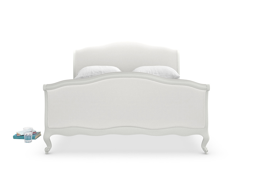 Bed In Scuffed Grey Grey French Bed Loaf