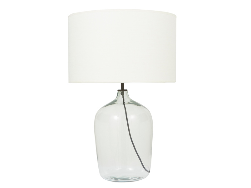 Gorgeous Glass Lamp | Flagon | Loaf Gorgeous Flagon bedside glass table