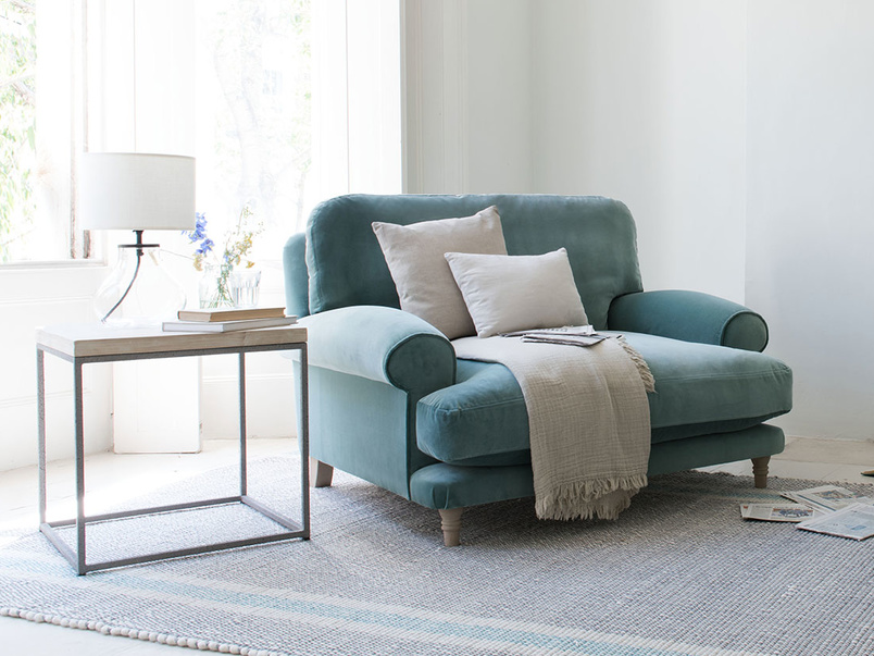 Love Seat Grey Sofas Made in Blighty Loaf