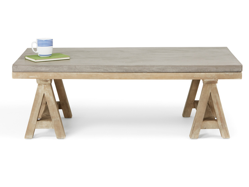 Ace coffee table Concrete Top Coffee Table Loaf