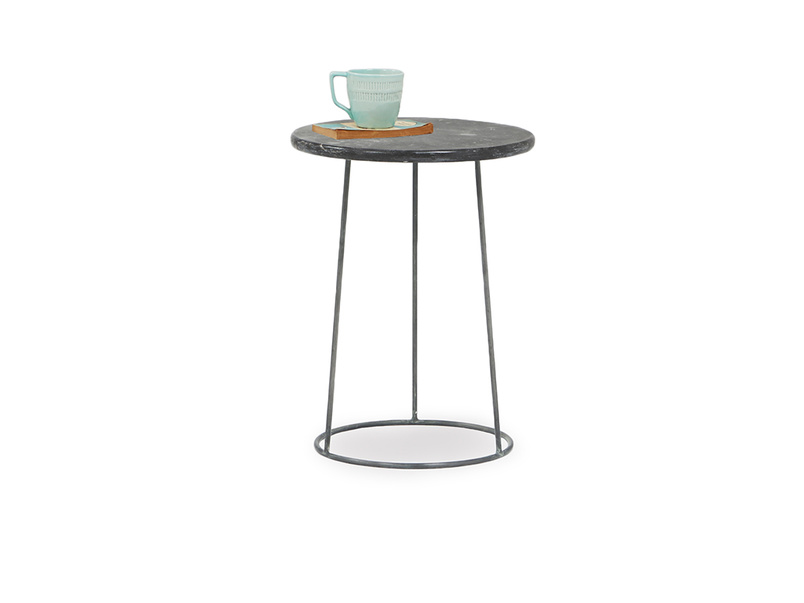 Hot Shot Side Table Round Loaf Hot Shot Side Table Round, Round Metal Bedside Table