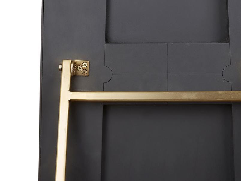 Stella Floor Mirror Free Standing Brass Mirror Loaf