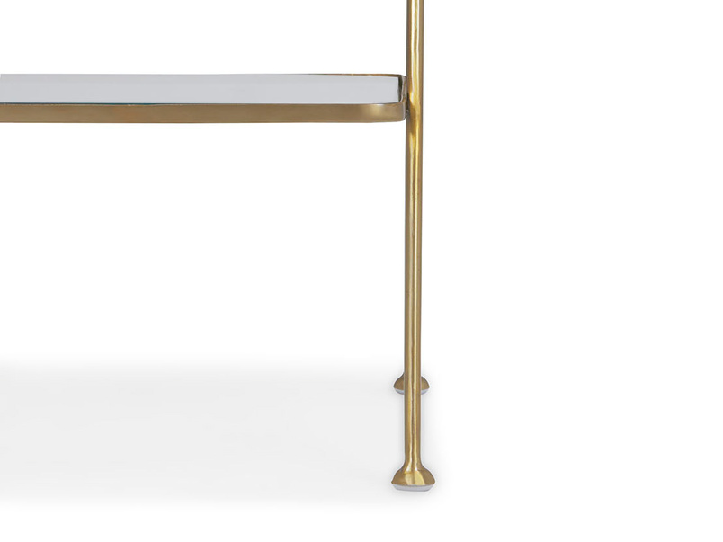 Scala Bedside Table Brass Bedside Table Loaf