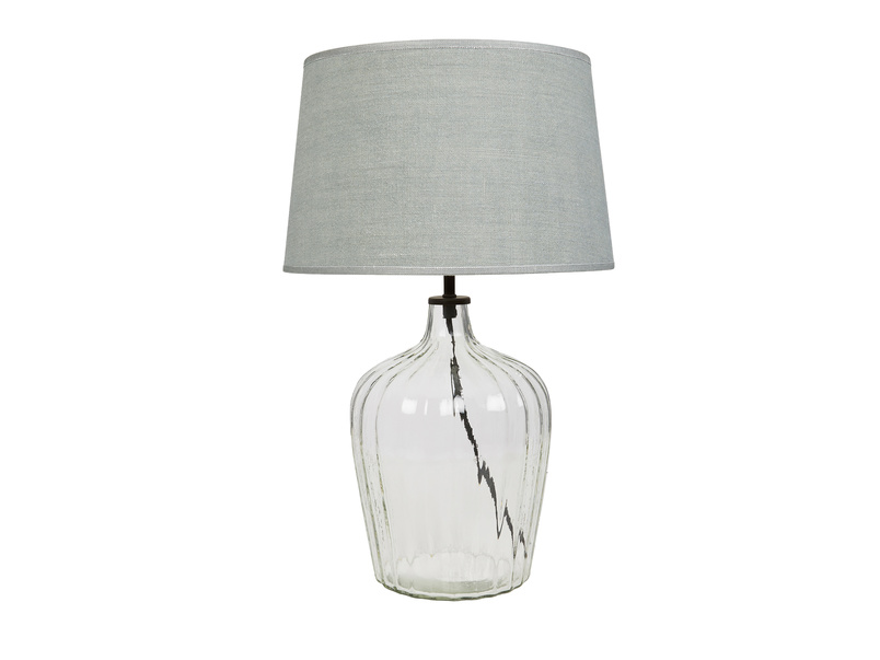 glass bedside table lamp