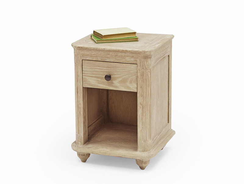 Bedside Tables Wooden & Metal Bedside Loaf