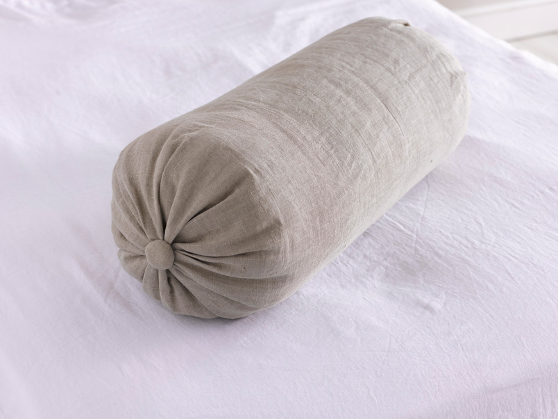 Handmade Linen Cushions Bolster Loaf
