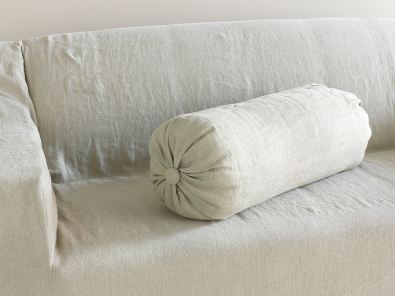 Handmade Linen Cushions Bolster Loaf