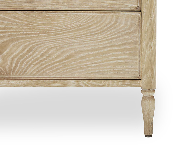 Josephine Oak Chest of Drawers Handmade French Style Dresser Loaf