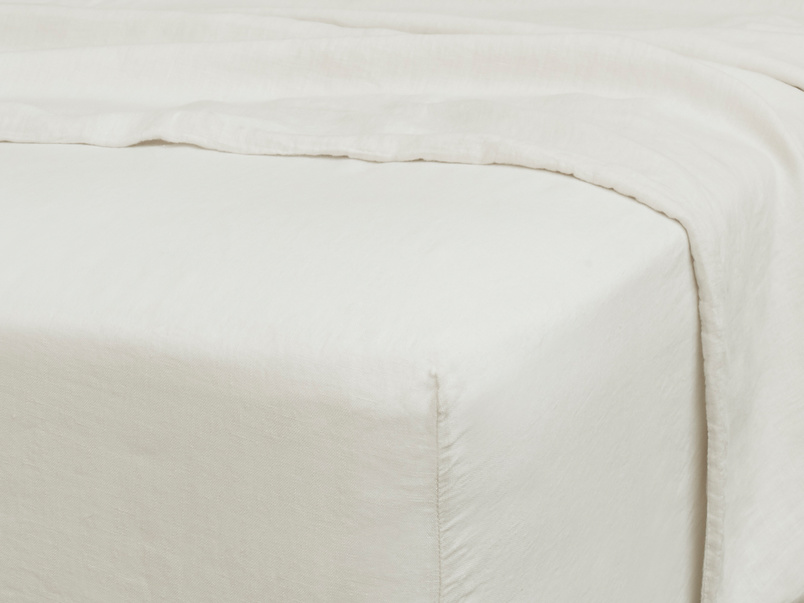 Lazy Linen 100 Piece Dyed Bedding Loaf Lazy Linen 100 Piece Dyed, Queen Sofa Bed Fitted Sheets