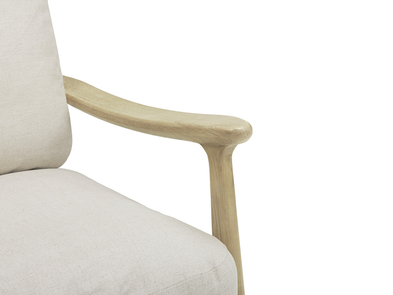 Squishbag Armchair Wooden Armchair With Cushion Loaf