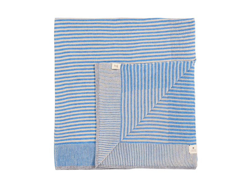 Easy Knit Colourful Throw Knitted Stripey Throw Loaf