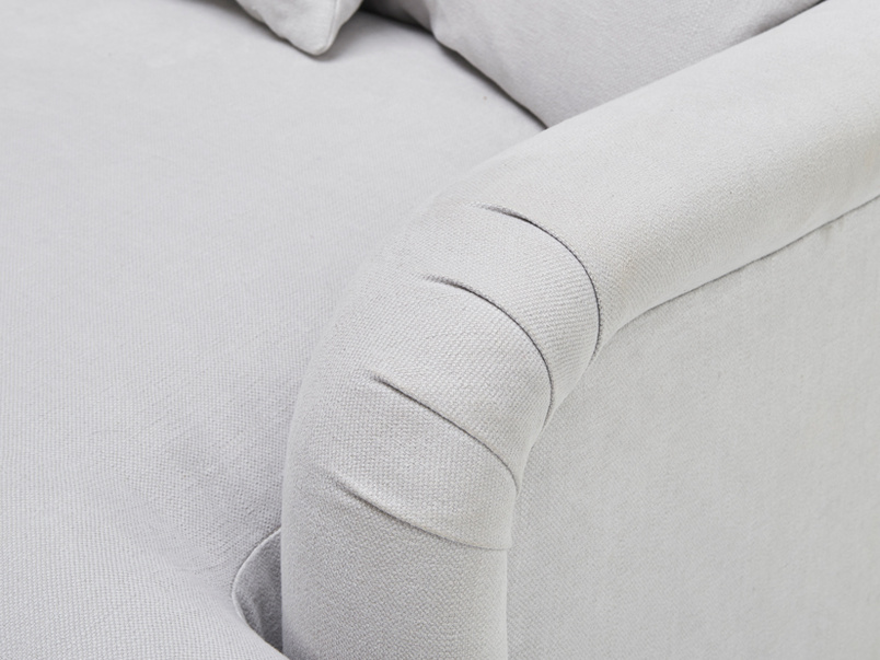 Achilles Loveseat Deep Curved Loveseat Loaf