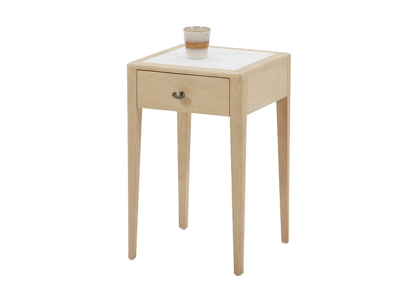 Bedside Tables Wooden & Metal Bedside Loaf