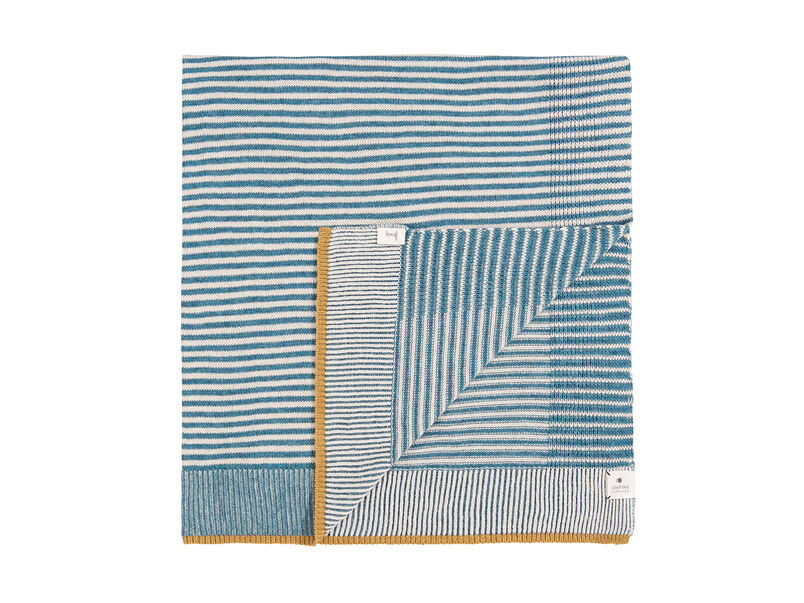 Easy Knit Throw Teal