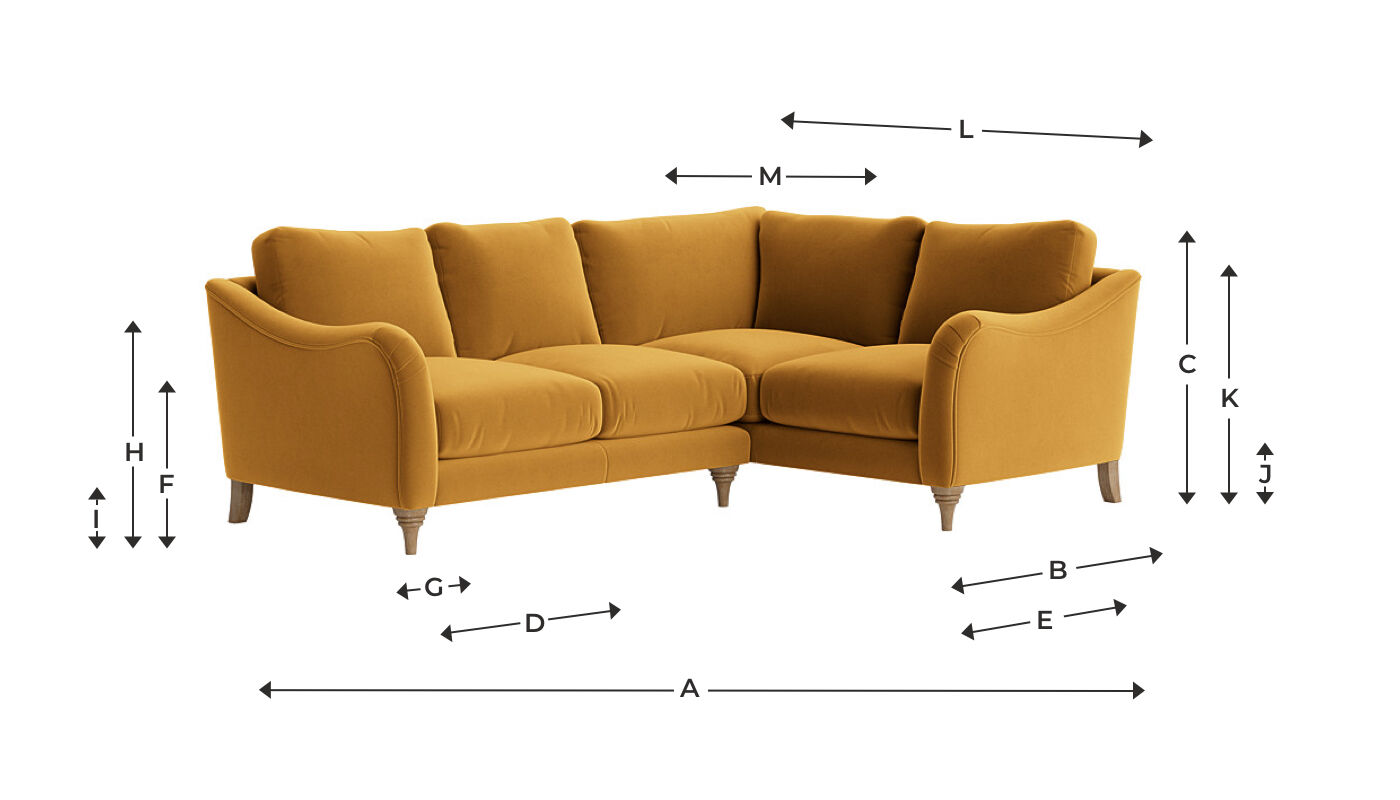 Bumpster Deep Corner Sofa Modern LShaped Sofa Loaf