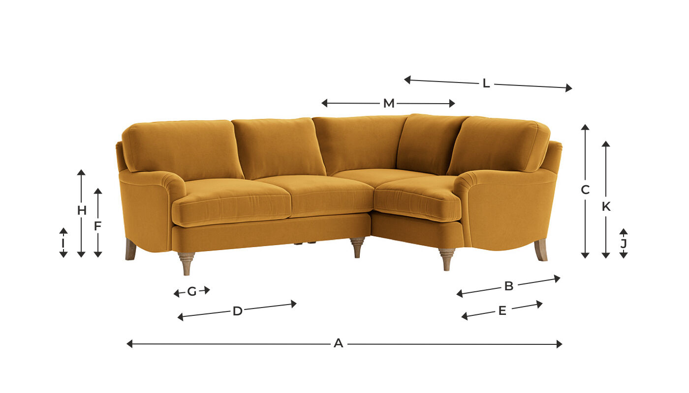 Jonesy Corner Sofa LShaped Sofa Loaf